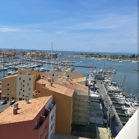 Appartement Centre Port,Vue Panoramique,Clim,Balcon,Wifi à Agde Extérieur photo
