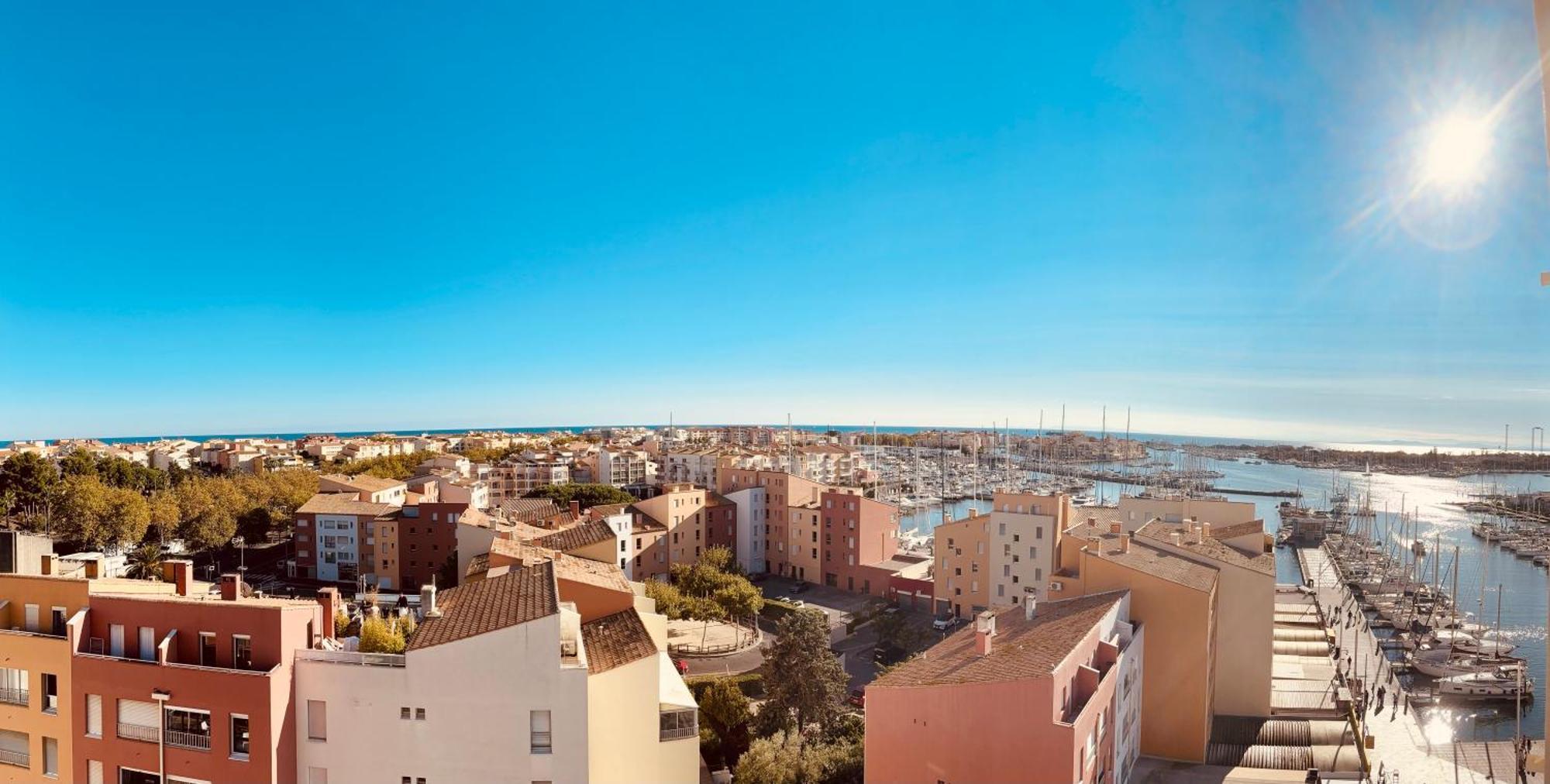 Apartment Centre Port,vue Panoramique,clim,balcon,wifi Agde